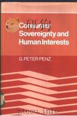 Consumer Sovereignty and Human Interests PDF电子版封面 0521265711
