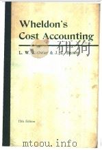 Wheldons Cost Accounting PDF电子版封面