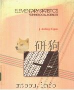 Elementary Statistics for the Social Sciences PDF电子版封面 0534087841