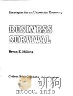 BUSINESS SURVIVAL PDF电子版封面