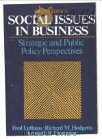 SOCIAL ISSUES IN BUSINESS PDF电子版封面 0023729600