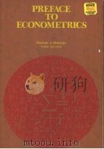 PREFACE TO ECONOMETRICS PDF电子版封面