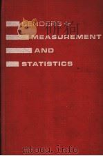 SENDERS MEASUREMENT AND STATISTICS PDF电子版封面