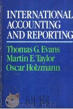 INTERNATIONAL ACCOUNTING AND REPORTING PDF电子版封面 0023345500