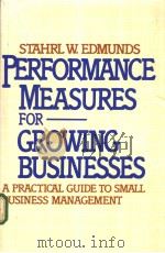 PERFORMANCE MEASURES FOR GROWING BUSINESSES     PDF电子版封面  0442226055   