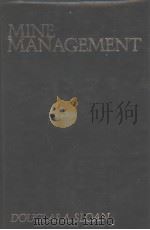 MINE MANAGEMENT PDF电子版封面