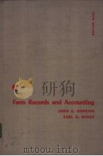 Farm Records and Accounting PDF电子版封面