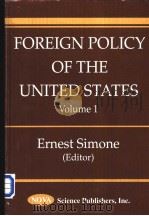 FOREIGN POLICY OF THE UNITED STATES Volume 1 PDF电子版封面 1560728507