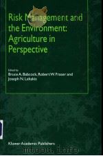 Risk Management and the Environment:Agriculture in Perspective PDF电子版封面 140200981X