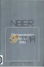 NBER Macroeconomics Annual 1991 PDF电子版封面 0262521652