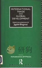 INTERNATIONAL TRADE AND GLOBAL DEVELOPMENT PDF电子版封面 0415055350