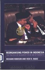 REORGANISING POWER IN INDONESIA PDF电子版封面 0415332538
