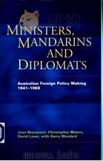 Ministers Mandarins and Diplomats PDF电子版封面 0522850472