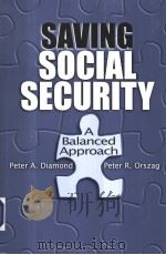 Saving Social Security PDF电子版封面 0817528382