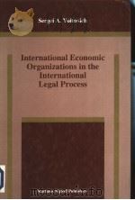 INTERNATIONAL ECONOMIC ORGAIZATIONS IN THE INTERNATIONAL LEGAL PROCESS PDF电子版封面 0792327667