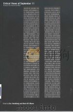 Critical Views of September 11 PDF电子版封面 1565847717