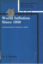World Inflation Since 1950 PDF电子版封面 0521303516
