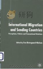 International Migration and Sending Countries PDF电子版封面 1403902518