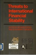 Threats to International Financial Stability PDF电子版封面 0521347890