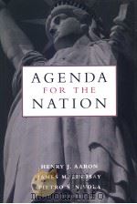 AGENDA FOR THE NATION PDF电子版封面 0815701268