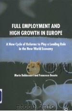 FULL EMLOYMENT AND HIGH GROWTH IN EUROPE（ PDF版）