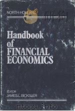 Handbook of FINANCLAL ECONOMICS     PDF电子版封面  0444852247   