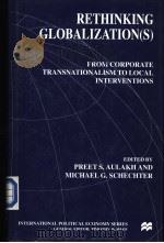 RETHINKING GLOBALIZATION(S) PDF电子版封面 0333753739
