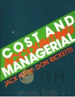 COST AND MANAGEMENT ACCOUNTING PDF电子版封面 0070242208