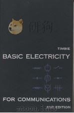 BASIC ELECTRICITY FOR COMMUNICATIONS PDF电子版封面