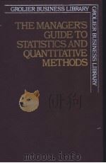 THE MANAGEERS GUIDE TO STATISTICS AND QUANTITATIVE METHODS PDF电子版封面