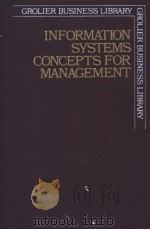 INFORMATION SYSTEMS CONCEPTS FOR MANAGEMENT PDF电子版封面