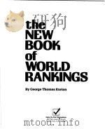 THE NEW BOOK OF WORLD RANKINGS PDF电子版封面 087196743X