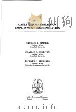 CASES AND MATERIALS ON EMPLOYMENT DISCRIMINATION PDF电子版封面