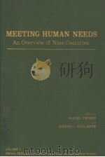 MEETING HUMAN NEEDS PDF电子版封面