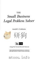 The Small Business Legal Problem Solver PDF电子版封面 0442228082