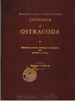 CATALOGUE OF OSTRACODA（ PDF版）