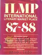 INTERNATIONAL LITERARY MARKET PLACE 1987-88 PDF电子版封面 0835223418