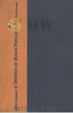 Genetics of Human Populations PDF电子版封面