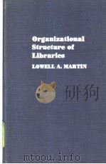 Organizational Structure of Libraries PDF电子版封面