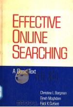 EFFECTIVE ONLINE SEARCHING PDF电子版封面 0824771427