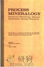 PROCESS MINERALOGY PDF电子版封面