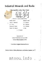 Industrial Minerals and Rocks PDF电子版封面