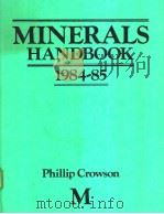 MINERALS HANDBOOK 1984-85 PDF电子版封面 0333370473