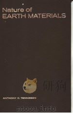 Nature of Earth Materials PDF电子版封面