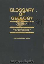 GLOSSARY OF GEOLOGY     PDF电子版封面     