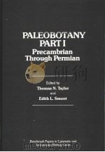 PALEOBOTANY PART I PDF电子版封面 0442282915