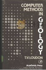 COMPUTER METHODS IN GEOLOGY PDF电子版封面