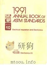 1991 ANNUAL BOOK OF ASTM STANDARDS 10 10.05 PDF电子版封面