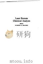 Laser Remote Chemical Analysis PDF电子版封面