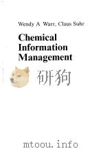Chemical Information Management PDF电子版封面